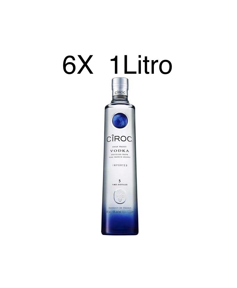 (3 BOTTIGLIE) Ciroc - French Vodka - 100cl - 1 Litro