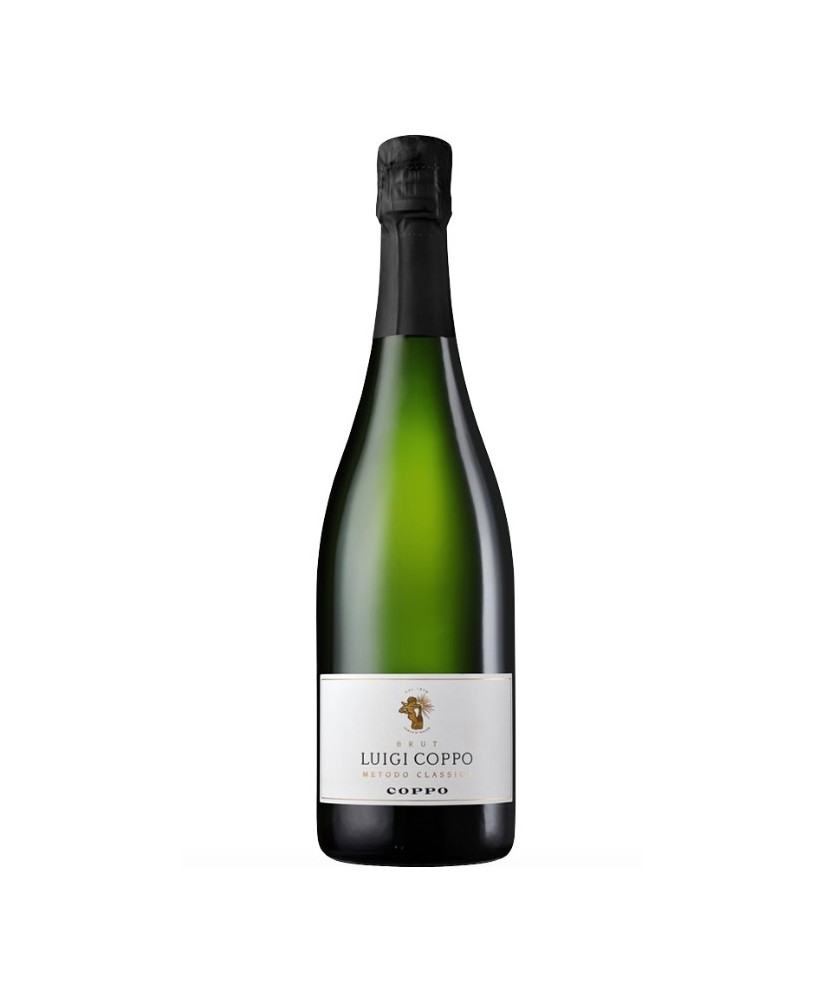 Shop online wines Cantine Coppo, Brut Classic Method Luigi Coppo, best quality Piedmont sparkling sales wine price.