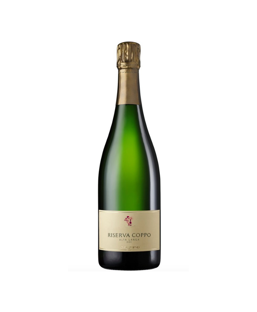 Shop online wines Cantine Coppo, Brut Classic Method Reserve Coppo, best quality Piedmont sparkling sales wine price.