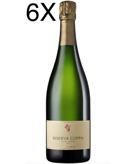 (6 BOTTLES) Cantine Coppo - Riserva Coppo 2018 - Extra Brut - Alta Langa DOCG - 75cl