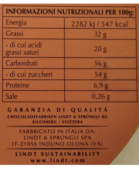 Vendita online cioccolatini Lindt a forma di cuore festa della donna di cioccolato al latte Lindt e Sprüngli a €30.00 al Kg. Sho