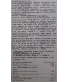 Virginia - Soft Amaretti Biscuits - Mirto - 100g