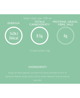 Fever Tree Ederflower, acqua tonica ai fiori di sambuco. Vendita online Acqua tonica di qualità per Gin Tonic. Miglior prezzo
