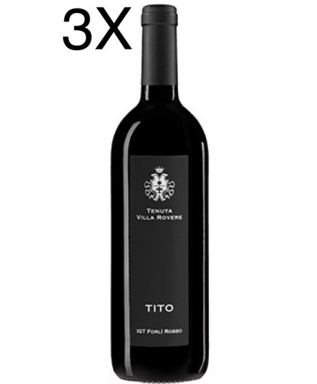 (3 BOTTLES) Tenuta Villa Rovere - Tito 2016 - Forlì IGT - 75cl