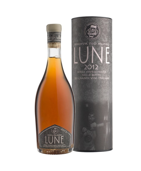 Baladin - Lune 2016 - Birra Invecchiata nelle Botti dei Grandi Vini Italiani - Prodotto Astucciato - 50cl