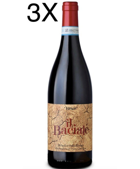 (3 BOTTLES) Braida - Il Bacialé 2019 - Monferrato Rosso DOC - 75cl