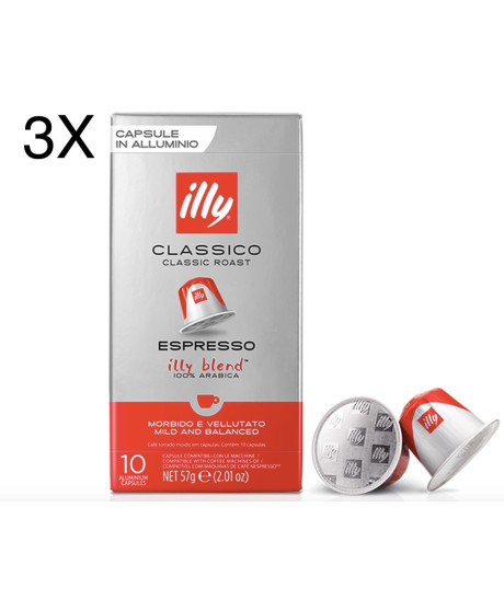 (3 PACKS) Illy - Classic Toasted - COMPATIBLE Capsules