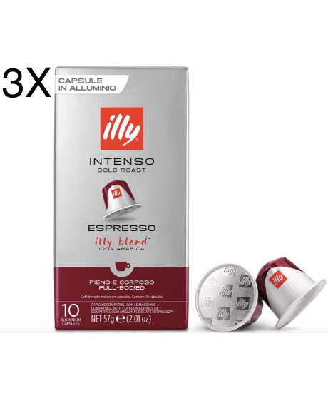 (3 PACKS) Illy - Intense Toasted - COMPATIBLE Capsules