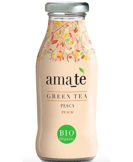 Ama_tè - Tè Verde Biologico alla pesca - 20cl