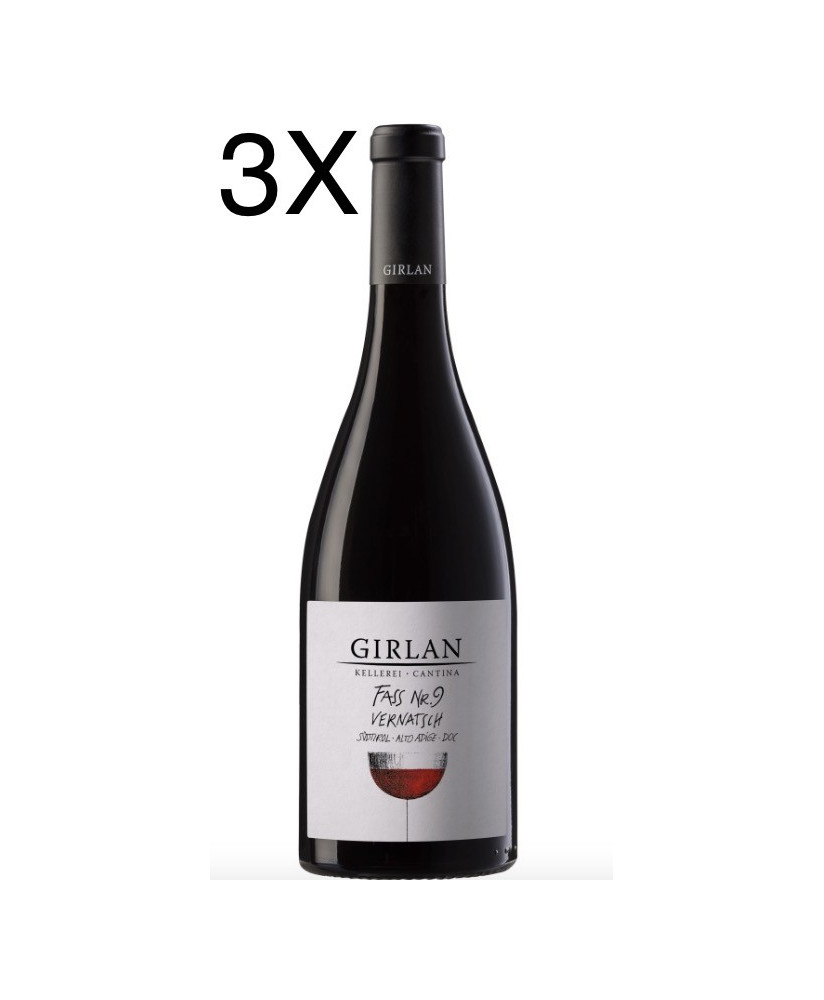 (3 BOTTIGLIE) Girlan - Fass Nr. 9 - Vernatsch 2022 - Alto Adige DOC - 75cl