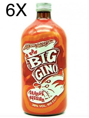 (3 BOTTIGLIE) Roby Marton - Big Gino Orange Passion - Unfiltered Dry Gin 100cl - 1 Litro - NEW
