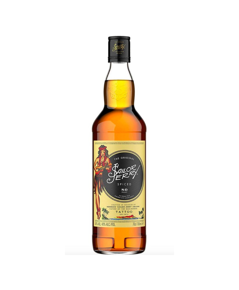 Sailor Jerry - Caribbean Spiced Rum - 70cl