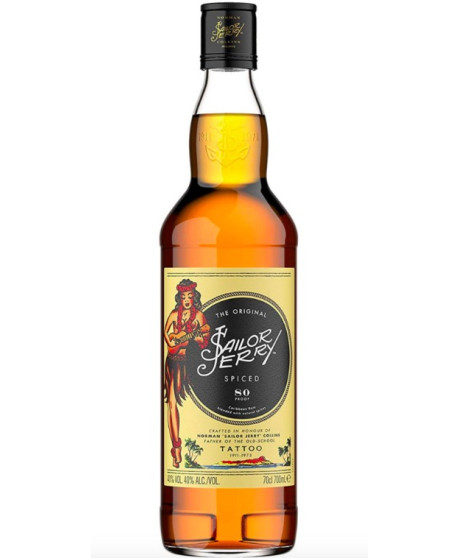 Sailor Jerry - Caribbean Spiced Rum - 70cl