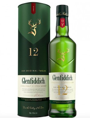  Glenfiddich - Single Malt Scotch Whisky - 12 anni - 70cl - Astucciato