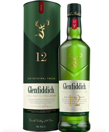 Glenfiddich - Single Malt Scotch Whisky - 12 anni - 70cl - Astucciato