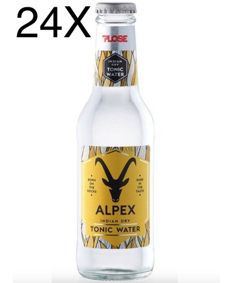 24 BOTTIGLIE - Alpex - Plose - Tonic Water Indian Dry - 20cl