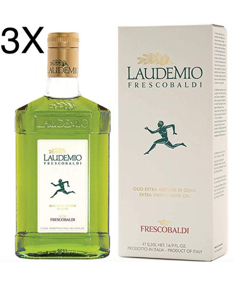 (3 BOTTIGLIE) Frescobaldi - Laudemio - Olio Extra Vergine di Oliva - Raccolto 2023 - 50cl