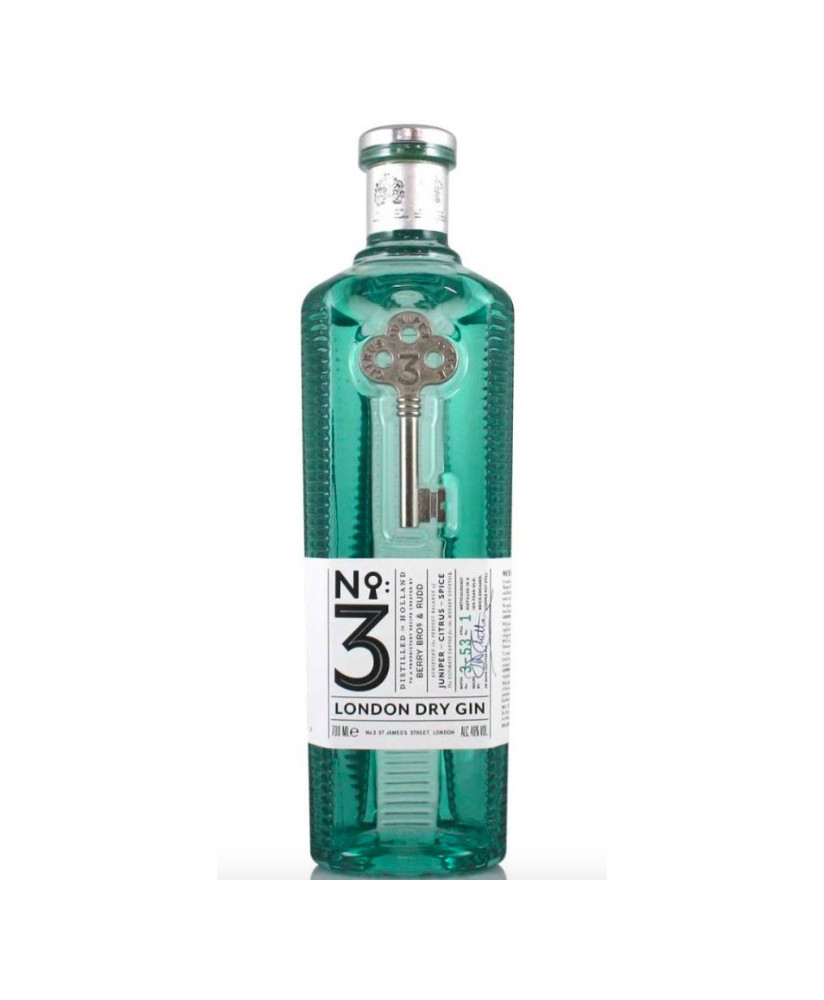 Berry Bros & Rudd - N° 3 - London Dry Gin - St. James Street - 70cl