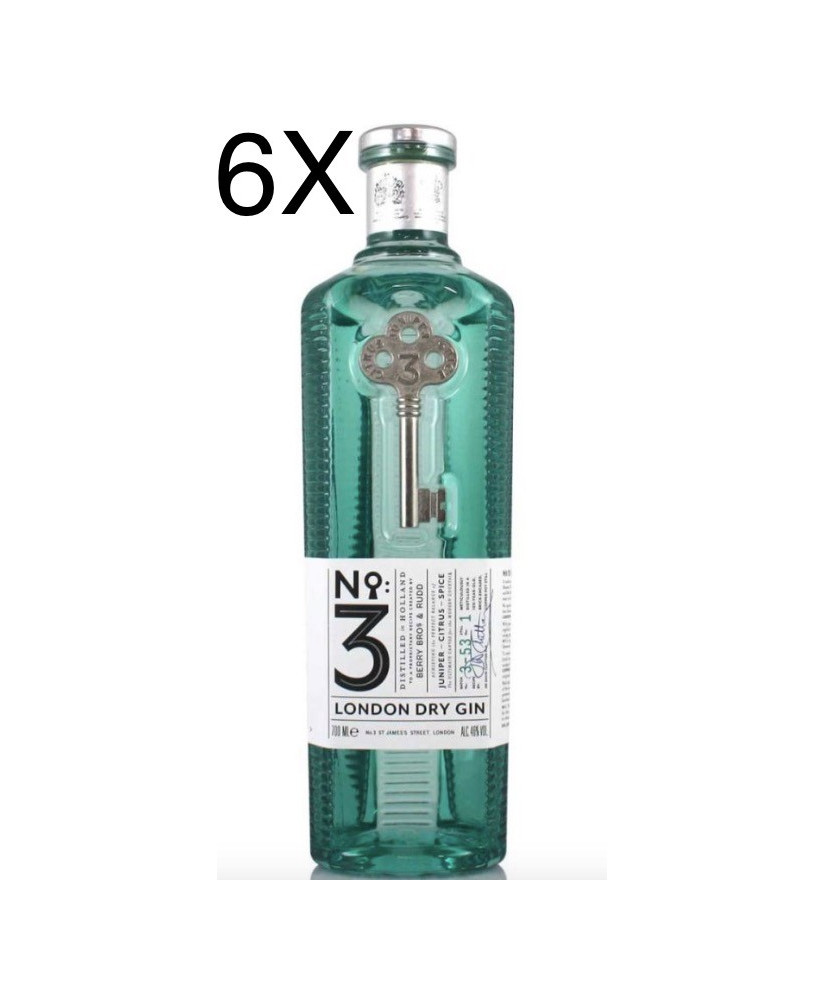 Shop online Gin Berry Bros & Rudd - No. 3 - London Dry Gin - St. James Street. Gin No. 3 online sales. Best price
