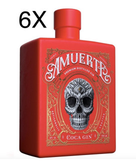 (3 BOTTIGLIE) Amuerte - Peruvian Coca Leaf Gin - RED LIMITED EDITION - 70cl