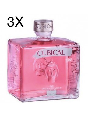 (3 BOTTLES) William & Humbert - Gin Botanic Premium - Cubical - Kiss - 70cl