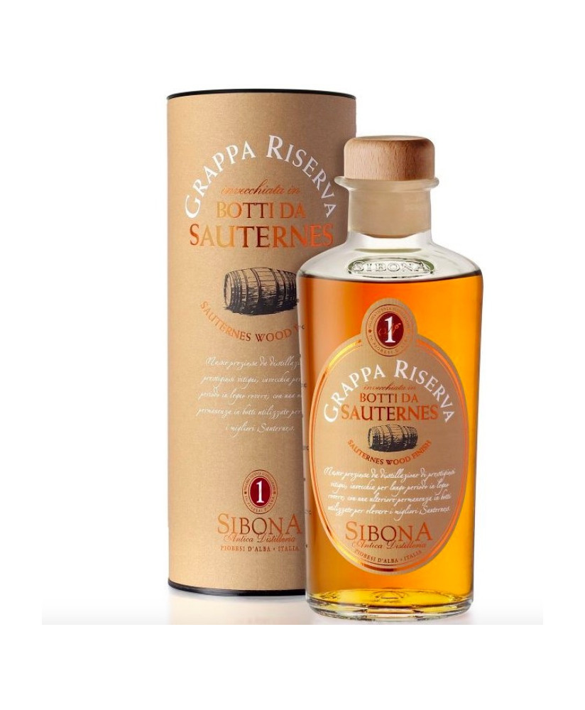 Sibona - Grappa Riserva - Affinata in Botti da Sauternes - 50cl