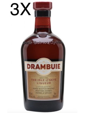 (3 BOTTLES) Drambuie - Heather Honey Whisky Liqueur - 70cl