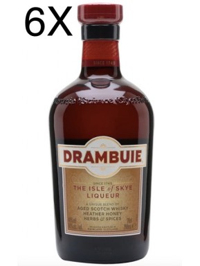 (6 BOTTIGLIE) Drambuie - Heather Honey Whisky Liqueur - 70cl