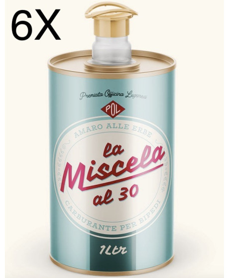 (6 BOTTIGLIE) Officina Lugaresi - La Miscela al 30 - Amaro alle Erbe - 100cl