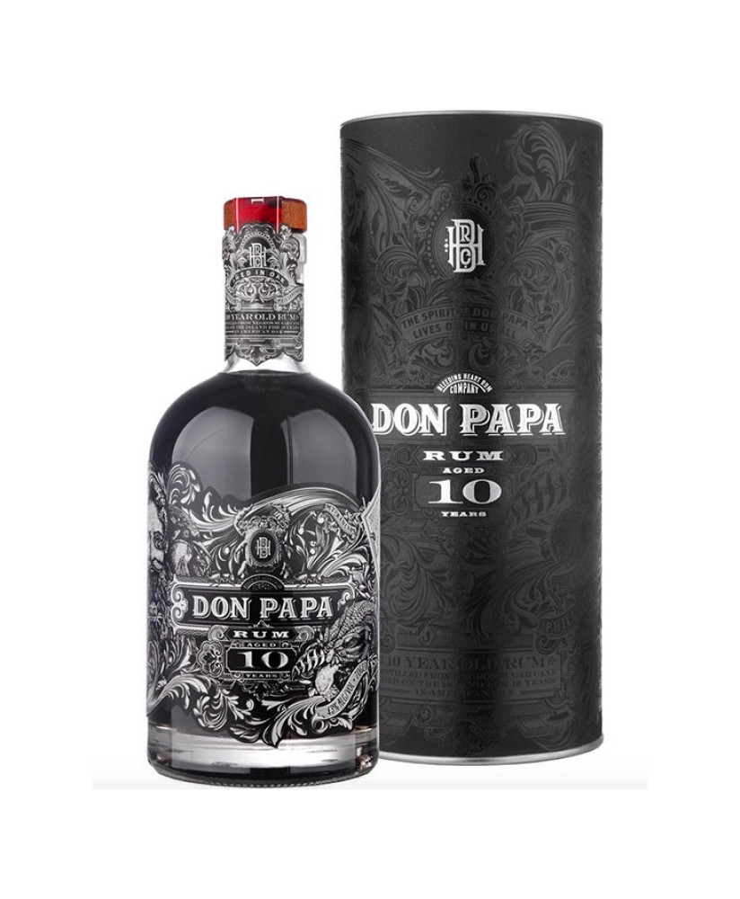 Vendita online Rum delle Filippine Don Papa 10 anni, dell'isola di Negros. Shop online Rum Don Papa ten, 10 years old