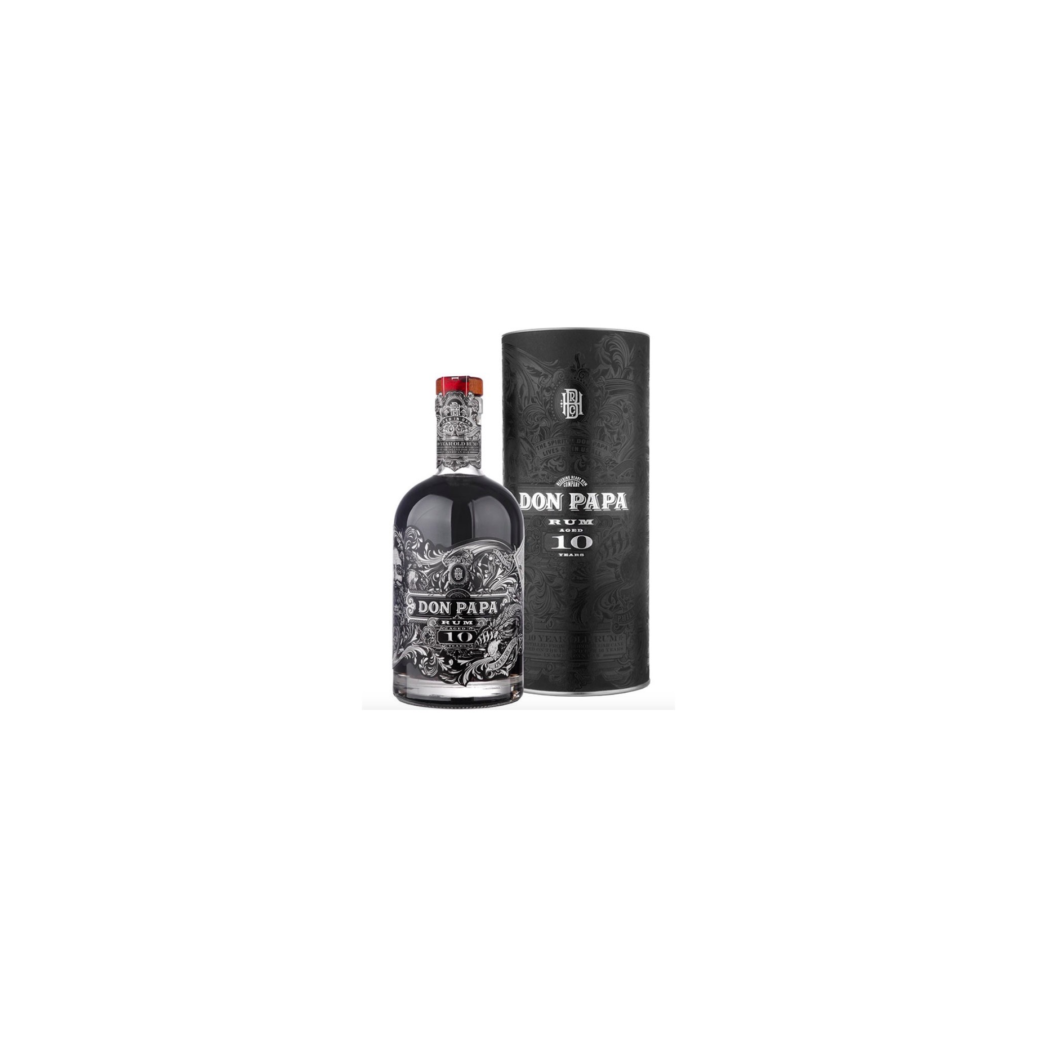 Don Papa Rum 10YO 0,7L (43% Vol.) avec coffret cadeau - Don Papa - Rhum
