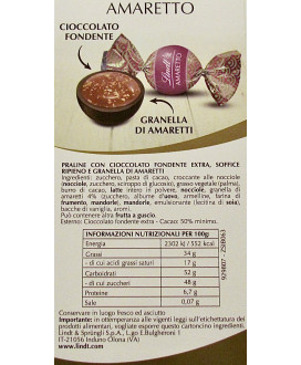 Lindt Chocolate Roulettes Amaretto - shop online at best price Lindt Lindor milk almonds Chocolate.