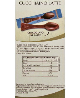 Lindt - Cucchiaini al Latte - 87,2g - 8 PEZZI