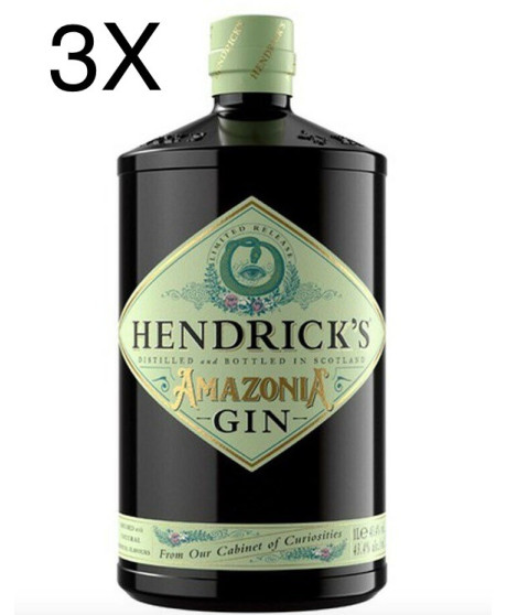 (3 BOTTLES) William Grant & Sons - Gin Hendrick' s  Amazonia - Limited Release - 100cl