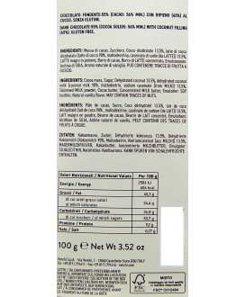 Venchi - Tavoletta Bacio di Dama - 100g - NOVITA'