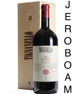 Antinori Tignanello 2020 Jeroboam - Vendita online prezzo vino bottiglia grande - scatola legno Tignanello - Shop