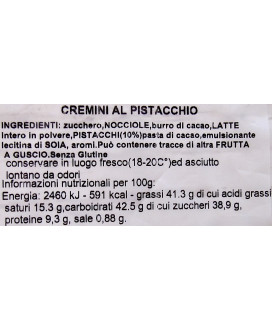 Vendita online cioccolatini al Pistacchio Baratti & Milano. Shop on line Cremini al Pistacchio. Miglior prezzo on-line cioccolat
