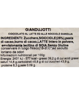 Vendita online cioccolatini Gianduiotti Baratti & Milano. Shop on line Cioccolatini Giandujotti Baratti di Torino al cioccolato