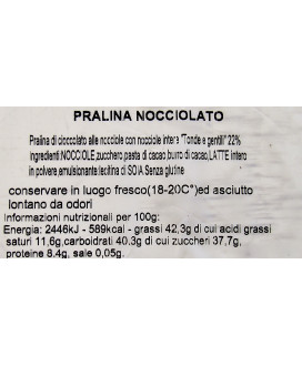 Baratti - Pralina Nocciolato 1858 - 100g