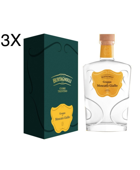 Bertagnolli - Grappa di Moscato Giallo Trentino - Astucciato - 70cl Bertagnolli - Grappa di Moscato Giallo Trentino - Astucciato - 70cl