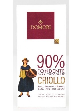 Domori - Dark Chocolate 90% Cocoa Criollo - 50g