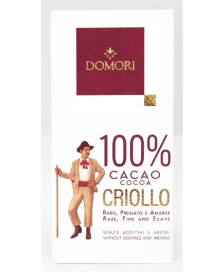 Domori - Il 100% - Cacao Criollo 100% - 50g