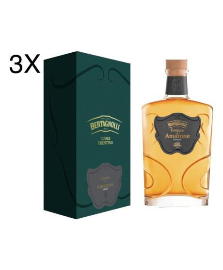Bertagnolli - Grappa di Amarone della Valpolicella Barriques - 70cl Bertagnolli - Grappa di Amarone della Valpolicella Barriques - 70cl