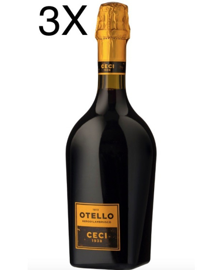 (3 BOTTIGLIE) Cantine Ceci - Otello - Nero di Lambrusco 1813 - Emilia IGT - 75cl