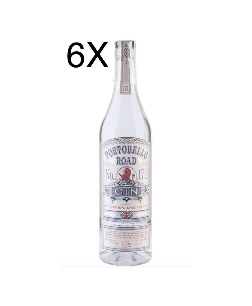 (3 BOTTLES) Portobello Road - London Dry Gin 'N° 171' - 70cl