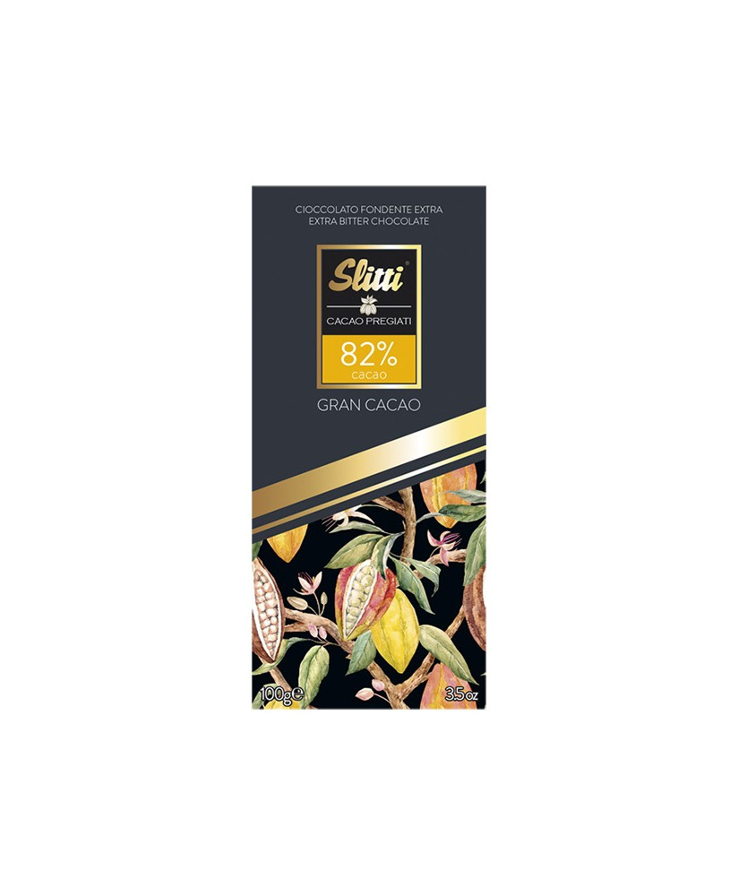 Slitti - Dark Chocolate Extra 82% - 100g