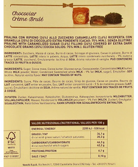 Venchi - Chocaviar - Crème Brulé - 1000g
