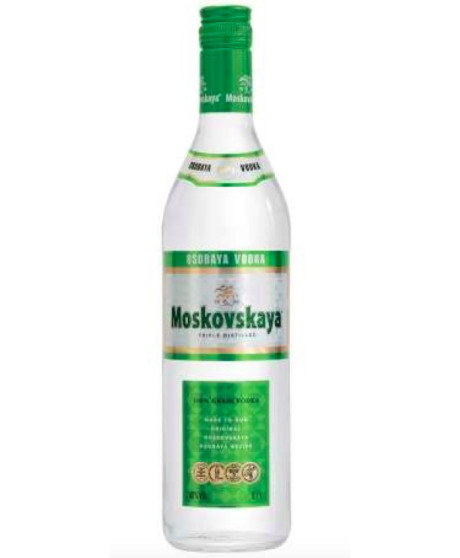 Moskovskaya - 100% Grain Vodka - 100cl