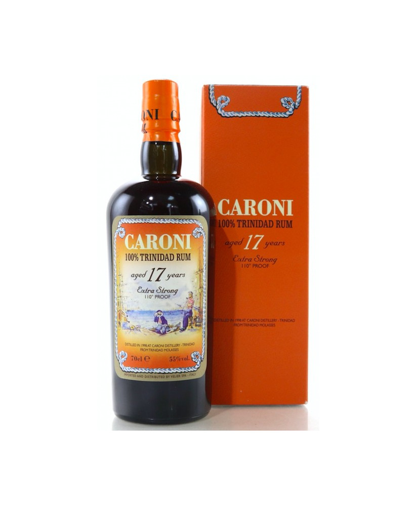 Vendita online Rum Caroni 1998 invecchiato 17 anni. 100% Trinidad Rum 50%vol. Shop on line al miglior prezzo Rhum 