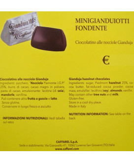 Caffarel - Minigianduiotti Dark Chocolate - 1000g